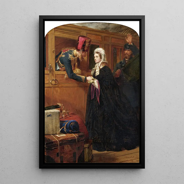 Ordonné en service à l'étranger - Robert Collinson — gerahmtes Bild an der Wand
