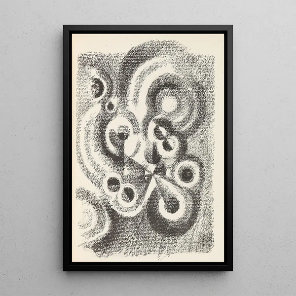 Montherlant H La relève du matin - Robert Delaunay — gerahmtes Bild an der Wand