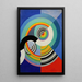 Rythme Nr. 3 - Robert Delaunay — gerahmtes Bild an der Wand