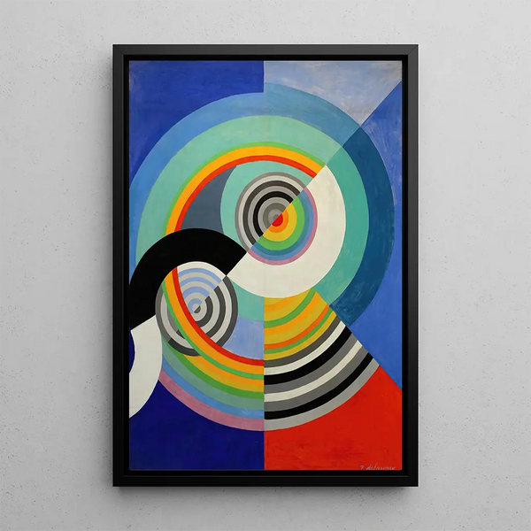 Rythme Nr. 3 - Robert Delaunay — gerahmtes Bild an der Wand