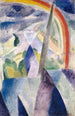 La flèche de Notre-Dame Vue de Paris Notre-Dame - Robert Delaunay — Ansicht des Kunstwerks