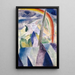 La flèche de Notre-Dame Vue de Paris Notre-Dame - Robert Delaunay — gerahmtes Bild an der Wand