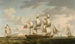 Drei Ansichten von Amity Hall mit Blick auf Dover und weiße Klippen - Robert Dodd — Ansicht des Kunstwerks