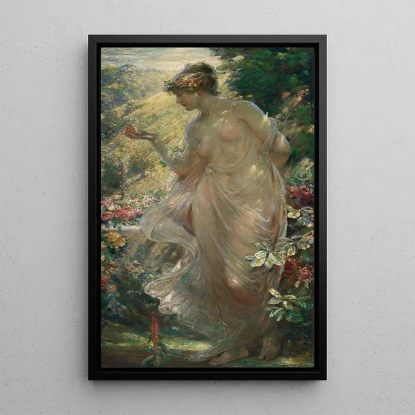 Der Schmetterling - Robert Fowler — gerahmtes Bild an der Wand
