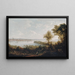 Ansicht der Bucht und der Stadt New York vom Weehawken aus - Robert Havell Jr — gerahmtes Bild an der Wand