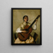 Sänger spanischer Blinder - Robert Henri — gerahmtes Bild an der Wand