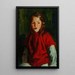 Bridget Lavelle die Blonde - Robert Henri — gerahmtes Bild an der Wand