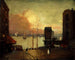 Cumulus-Wolken über dem East River - Robert Henri — Ansicht des Kunstwerks