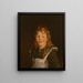 Holländisches Mädchen - Robert Henri — gerahmtes Bild an der Wand