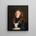 Irisches Mädchen - Robert Henri — gerahmtes Bild an der Wand