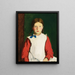Kleinbild Irish Mädchen - Robert Henri — gerahmtes Bild an der Wand