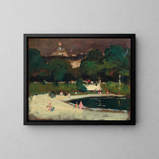 Robert Henri - Luxembourg Gardens Stormy Sky.webp