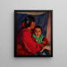 Maria und Baby - Robert Henri — gerahmtes Bild an der Wand