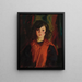 Marie-Anne - Robert Henri — gerahmtes Bild an der Wand