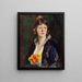 Mildred Clarke von Kienbusch von Robert Henri — gerahmtes Bild an der Wand