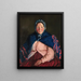 La femme du vieux Johnnies - Robert Henri — gerahmtes Bild an der Wand
