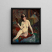 Akt sitzend - Robert Henri — gerahmtes Bild an der Wand