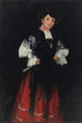 Junge spanische Mädchen aus Madrid, eine Chula - Robert Henri — Ansicht des Kunstwerks