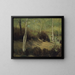Frühling im Fontainebleau-Wald - Robert Henri — gerahmtes Bild an der Wand