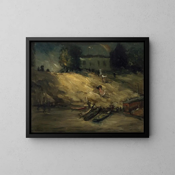 Plötzlicher Sturm - Robert Henri — gerahmtes Bild an der Wand