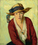Der Strandhut - Robert Henri — Ansicht des Kunstwerks