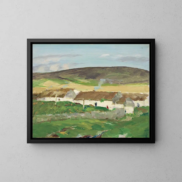 Le Cottage Blanc, Irland - Robert Henri — gerahmtes Bild an der Wand