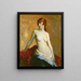 La jeune fille - Robert Henri — gerahmtes Bild an der Wand