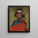 Junge männliche Figur aus dem Dorf Tesuque - Robert Henri — gerahmtes Bild an der Wand