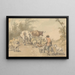Troupeau de moutons et de vaches - Robert Hills — gerahmtes Bild an der Wand