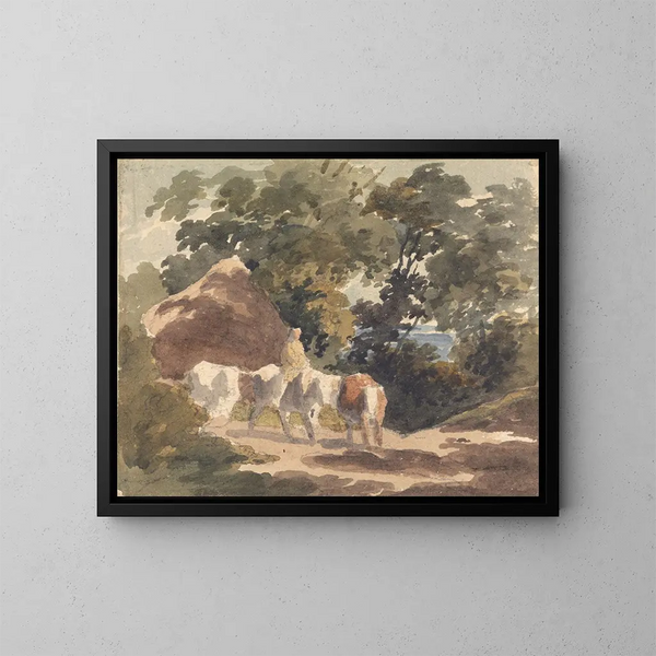 Souvenir de Gainsborough - Robert Hills — gerahmtes Bild an der Wand