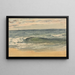 Die Welle - Robert Hills — gerahmtes Bild an der Wand
