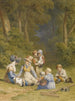 Das Picknick der Kinder - Robert Hills — Ansicht des Kunstwerks