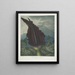 Der Drache Arum - Robert John Thornton — gerahmtes Bild an der Wand