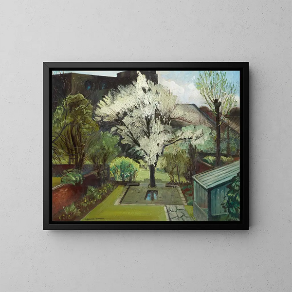 Blume in einem londoner Garten - Robert Kirkland Jamieson — gerahmtes Bild an der Wand