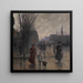 Abendlicher Regen auf der Hennepin Avenue - Robert Koehler — gerahmtes Bild an der Wand