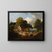 Szene vom Bauernhof - Robert Ladbrooke — gerahmtes Bild an der Wand