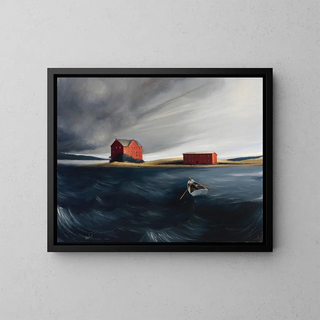 Tempête imminente - Robert P. Archer — gerahmtes Bild an der Wand
