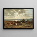 Abend am Chiemsee - Robert Russ — gerahmtes Bild an der Wand