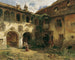 Hof der Frstenburg in Burgeis - Robert Russ — Ansicht des Kunstwerks