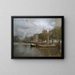 Kanal in Rotterdam - Robert Russ — gerahmtes Bild an der Wand