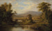 Landschaft mit Kühen, die sich an einem Bach tränken - Robert S. Duncanson | S — Ansicht des Kunstwerks