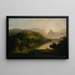 Hochland von Schottland - Robert S. Duncanson — gerahmtes Bild an der Wand