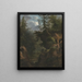 Les grottes - Robert S. Duncanson — gerahmtes Bild an der Wand