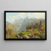 Der Murgsee im Schweizer Kanton Glarus - Robert Schultze — gerahmtes Bild an der Wand