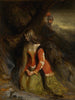 Eine Dame und ihr Ritter auf der Suche, vielleicht eine Szene aus Ivanhoe - Robert Scott Lauder — Ansicht des Kunstwerks
