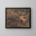 Pan, der hinter einem Baum einen Putto beim Pfeileziehen beobachtet - Robert Smirke — gerahmtes Bild an der Wand