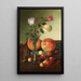 Rosen Pfirsiche Kirschen - Robert Spear Dunning — gerahmtes Bild an der Wand