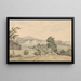 Llanerchydol Hall, Wales - Robert Streatfeild — gerahmtes Bild an der Wand
