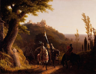 L'arrêt du duc de Bourbon à La Riccia lors de sa marche vers Rome, le 3 mai 1527 - Robert Walter Weir — Ansicht des Kunstwerks