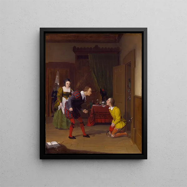 Robert Walter Weir - The Merry Wives of Windsor Dr Caius Simple and Dame Quickly.webp